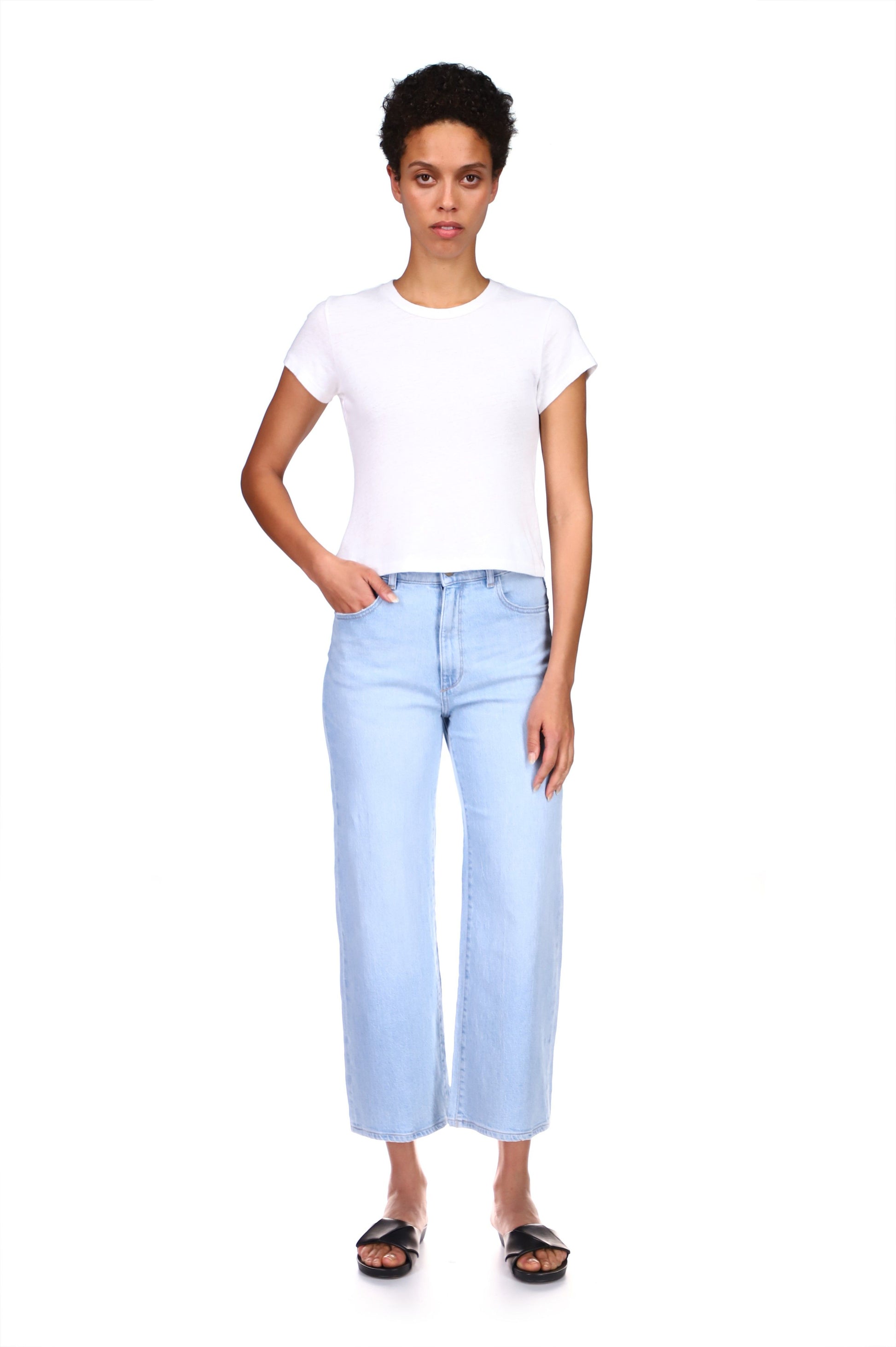 Hepburn Wide Leg High Rise Jean