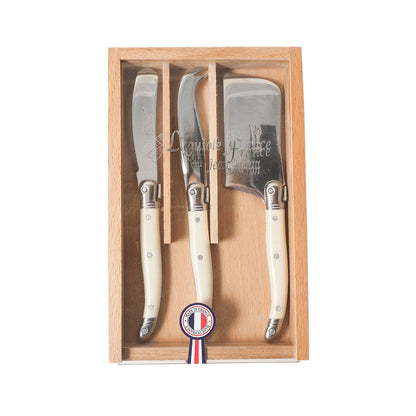 Laguiole Mini 3-Piece Cheese Utensil Set