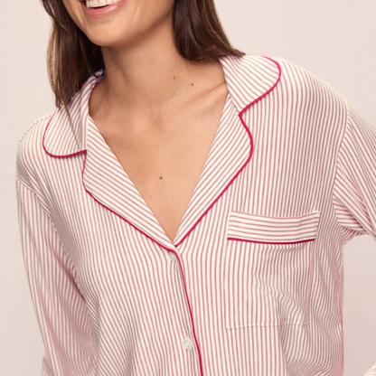 Gisele Long PJ - Duo Stripe HollyRed