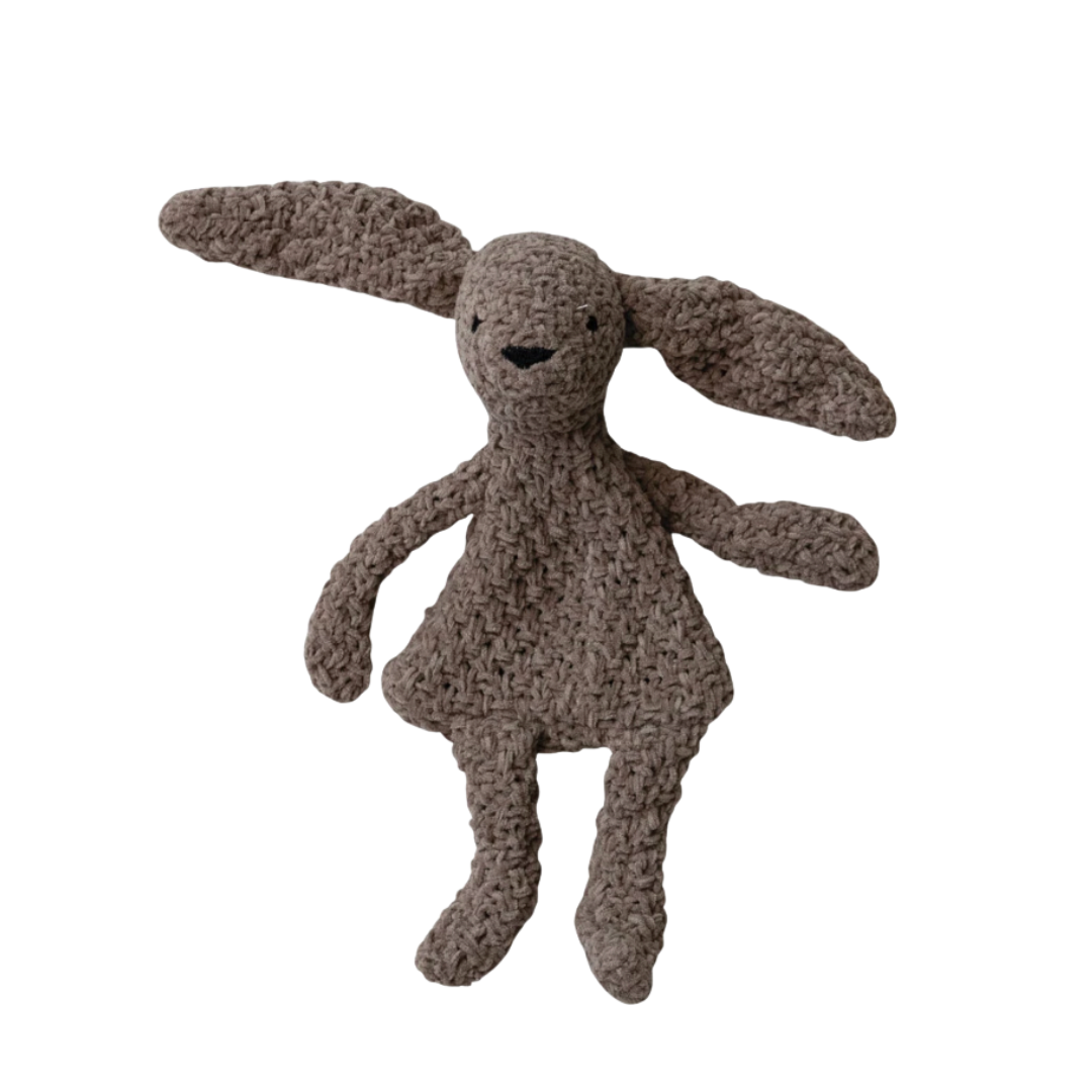 Knit Fabric Chenille Bunny Toy