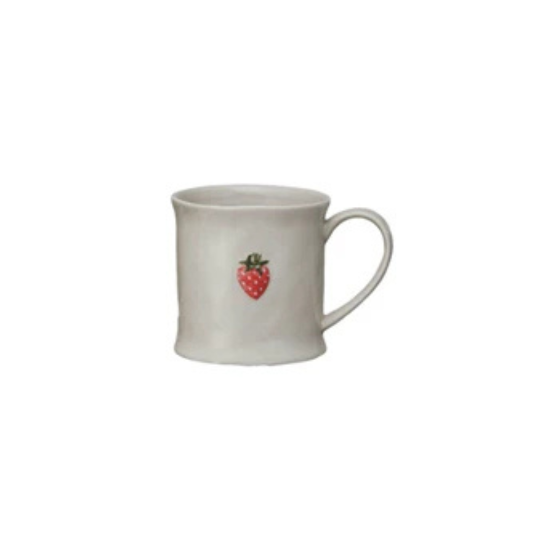 Embossed Stoneware Mug - 8oz