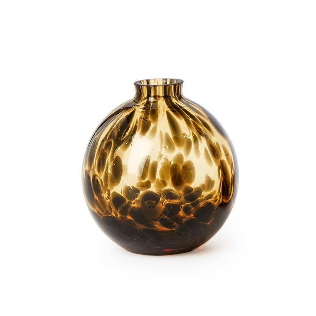 Tortoise Print Vases