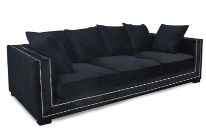 Midnight Velvet Valentine Sofa