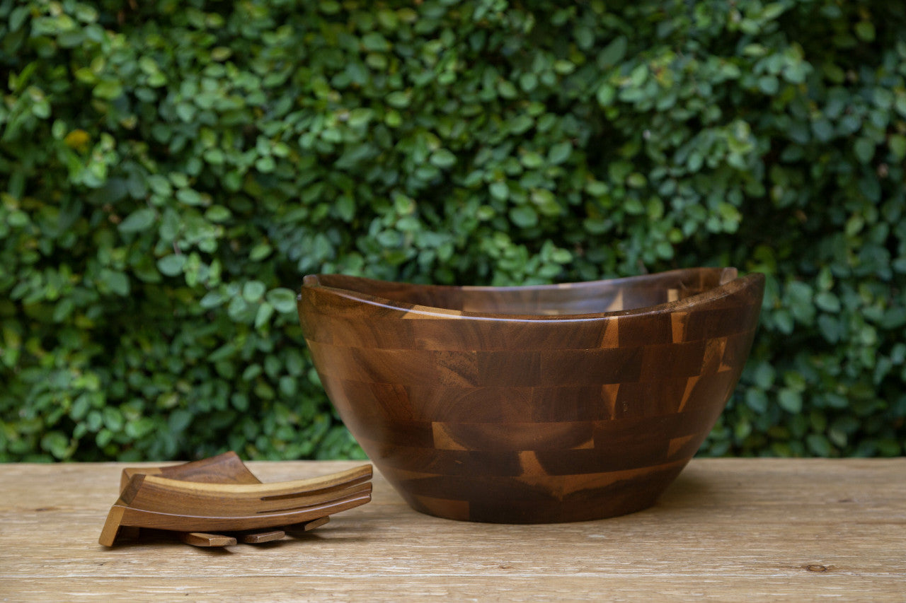 Acacia Wood Salad Bowl