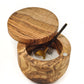 Olive Wood Salt Keeper