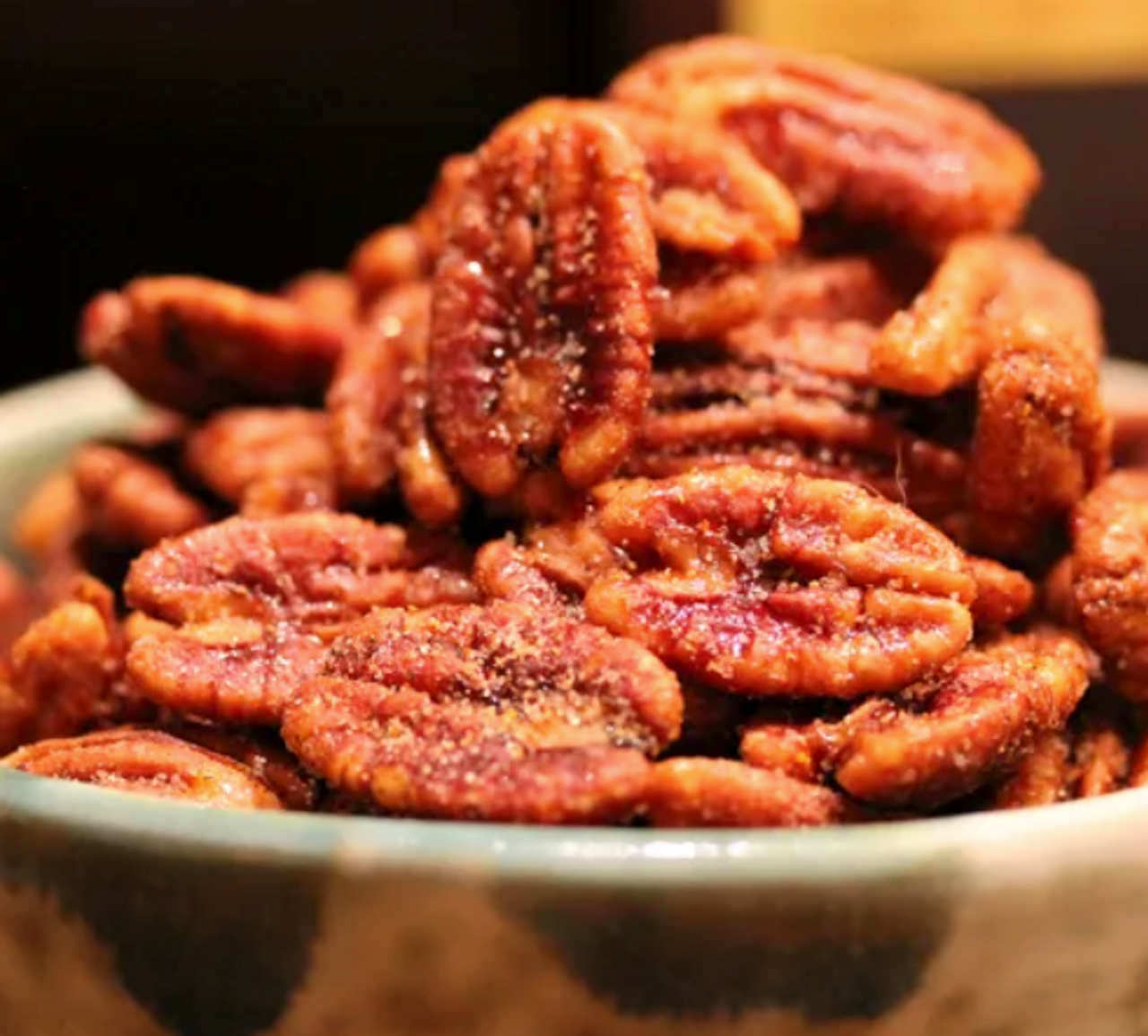 Sweet & Spicy Glazed Pecans