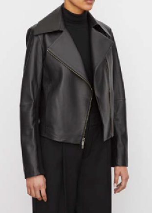 Classic Leather Zip Jacket