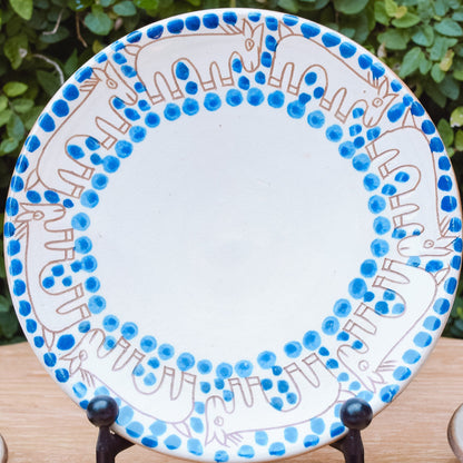 Dotted Donkey Ceramic Plate