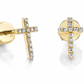 Small Cross Studs