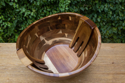 Acacia Wood Salad Bowl