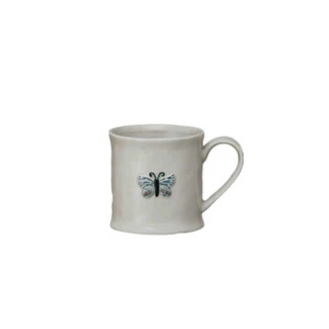 Embossed Stoneware Mug - 8oz