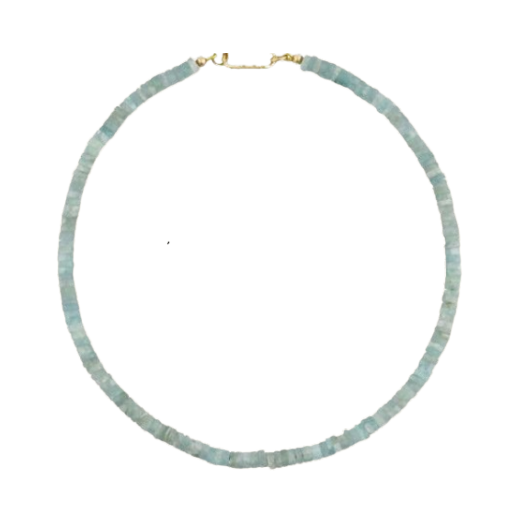 Opal Gemstone Necklace with Diamond Oval Clip