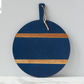 Round Mod Charcuterie Board - Medium - Navy