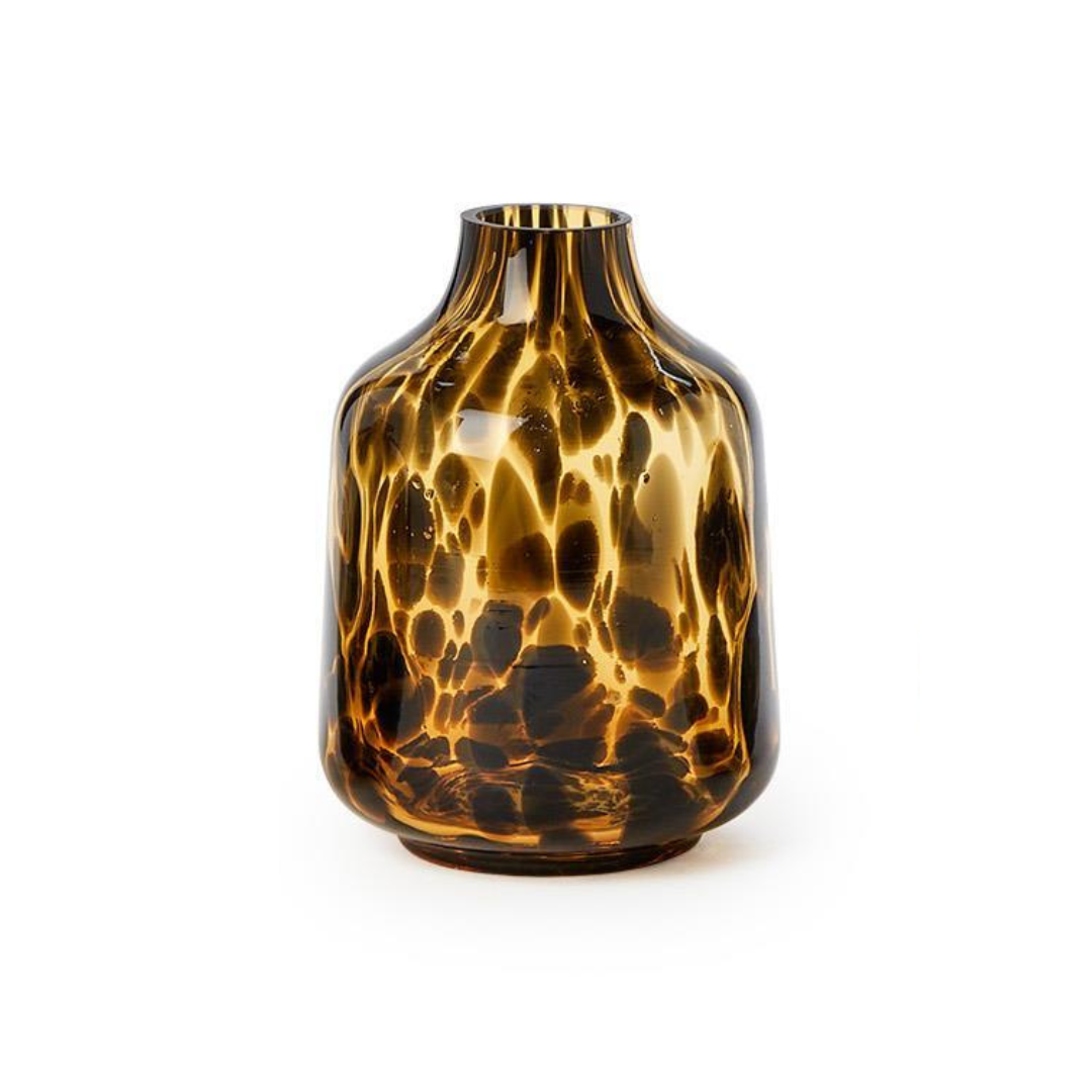 Tortoise Print Vases
