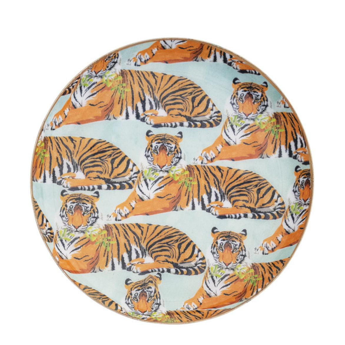 Enameled Stainless Steel Tray - Safari Animal