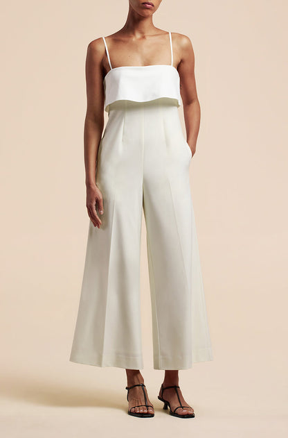 Tuxedo Wide Leg Jumpsuit