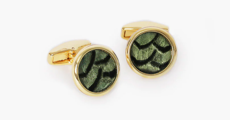 Feathered Cufflinks