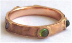 Julius Band - Green Tourmaline - 7