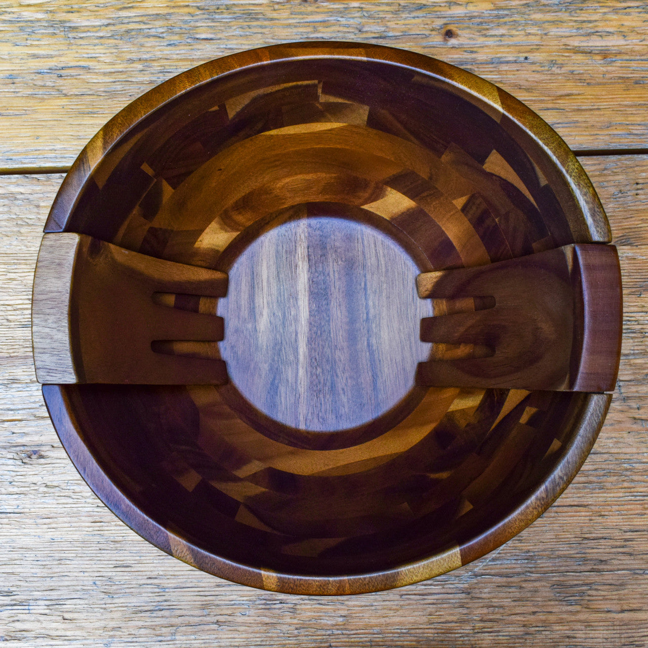 Acacia Wood Salad Bowl