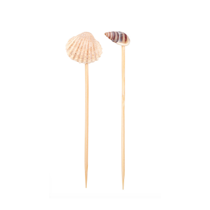 Shell Cocktail Picks - Set of 50