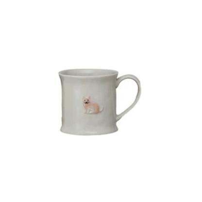 Embossed Stoneware Mug - 8oz