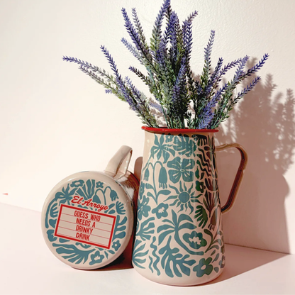 Enamel Pitcher - Drinky Drink