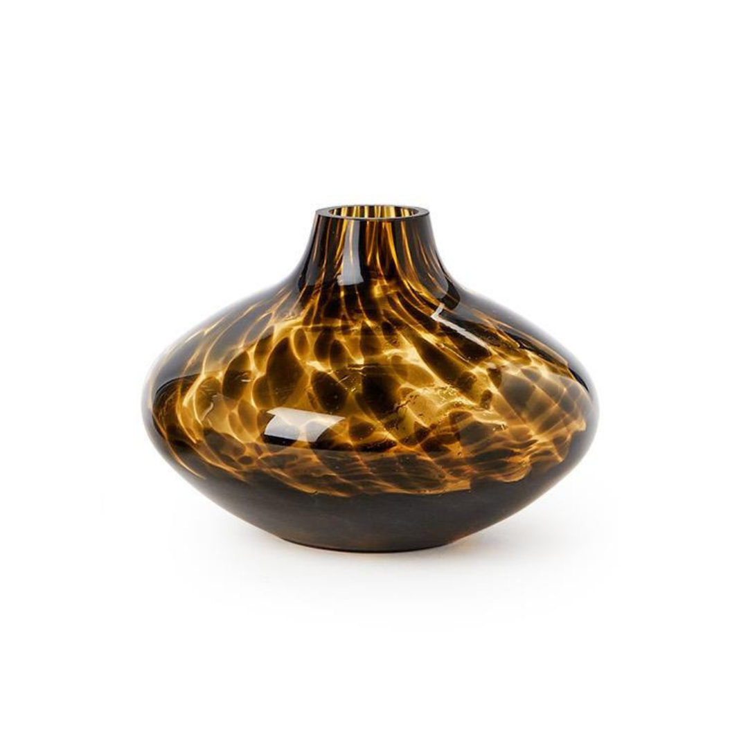 Tortoise Print Vases