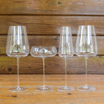 Wine Culture Glasses - Champagne Flute - Set of 2