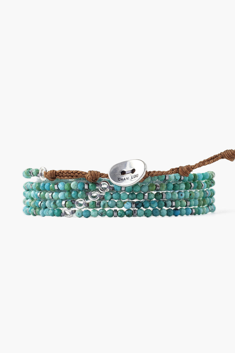 Wrap Bracelet w. Spacer Stones