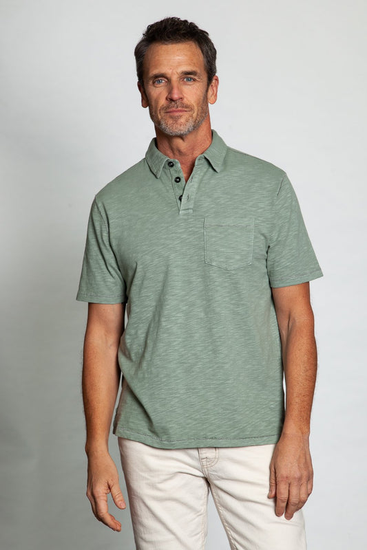 Sueded Tencel Polo