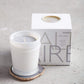 Boxed Candle w. Coaster - Saltaire - Agate Coaster