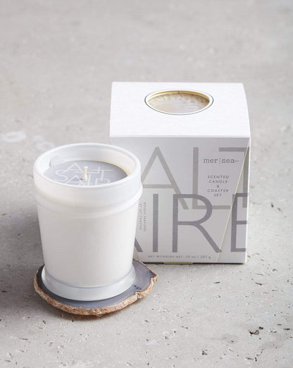 Boxed Candle w. Coaster