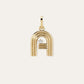 Groovy Diamond Letter Charm