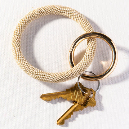 Chloe Seed Bead Key Ring