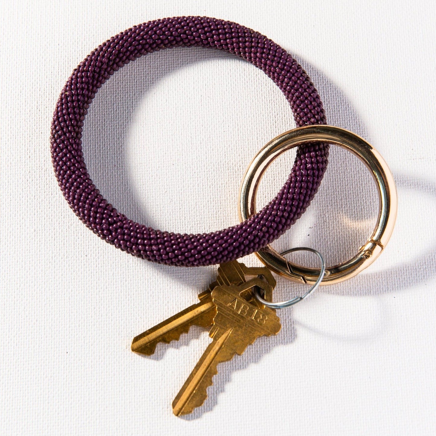 Chloe Seed Bead Key Ring