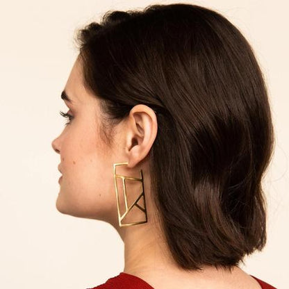 Brass Earrings