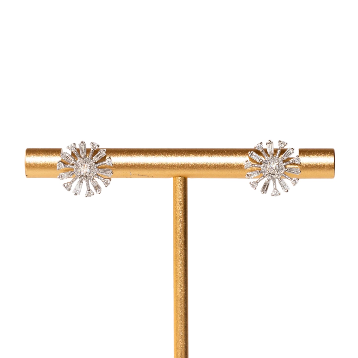  Baguette Pinwheel Studs