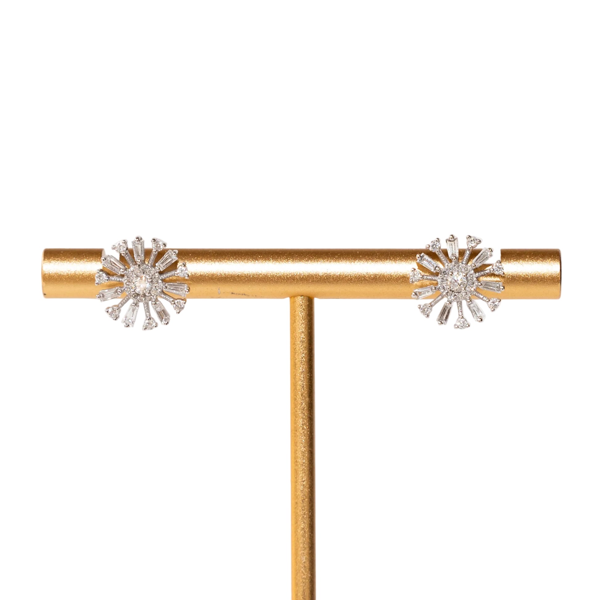  Baguette Pinwheel Studs