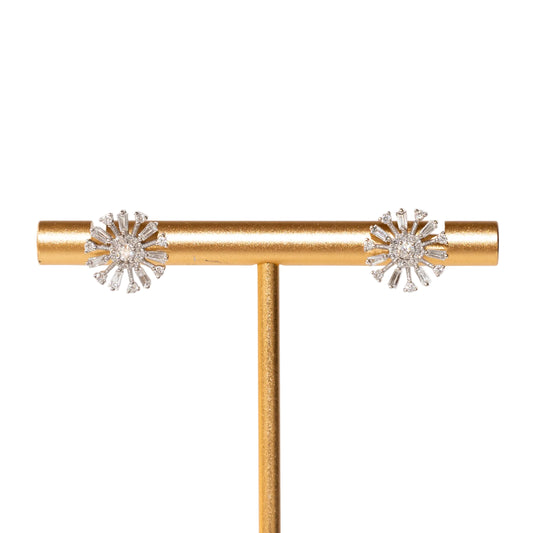  Baguette Pinwheel Studs