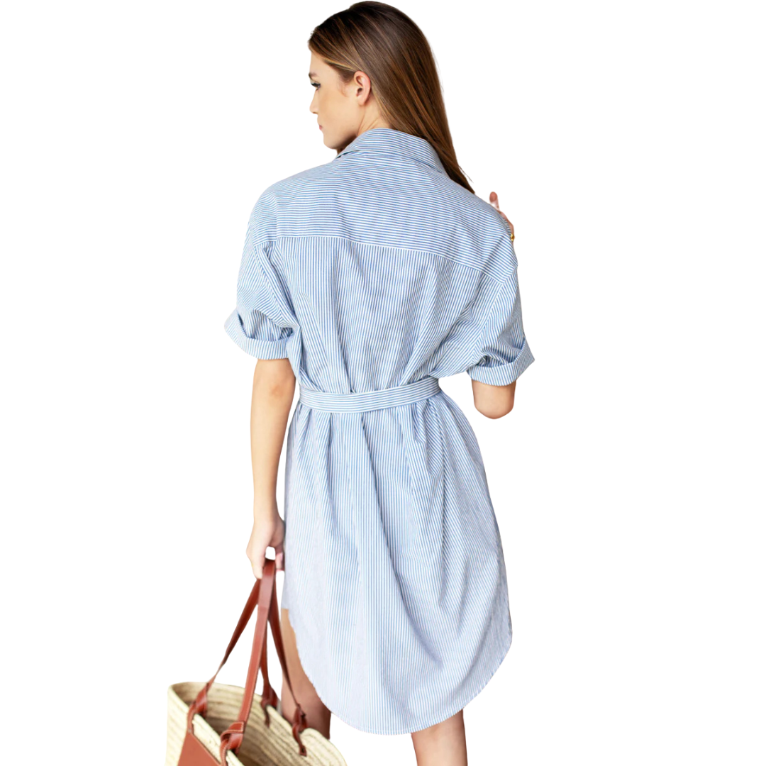 Button Down T-Shirt Dress