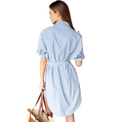 Button Down T-Shirt Dress