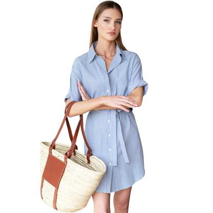 Button Down T-Shirt Dress