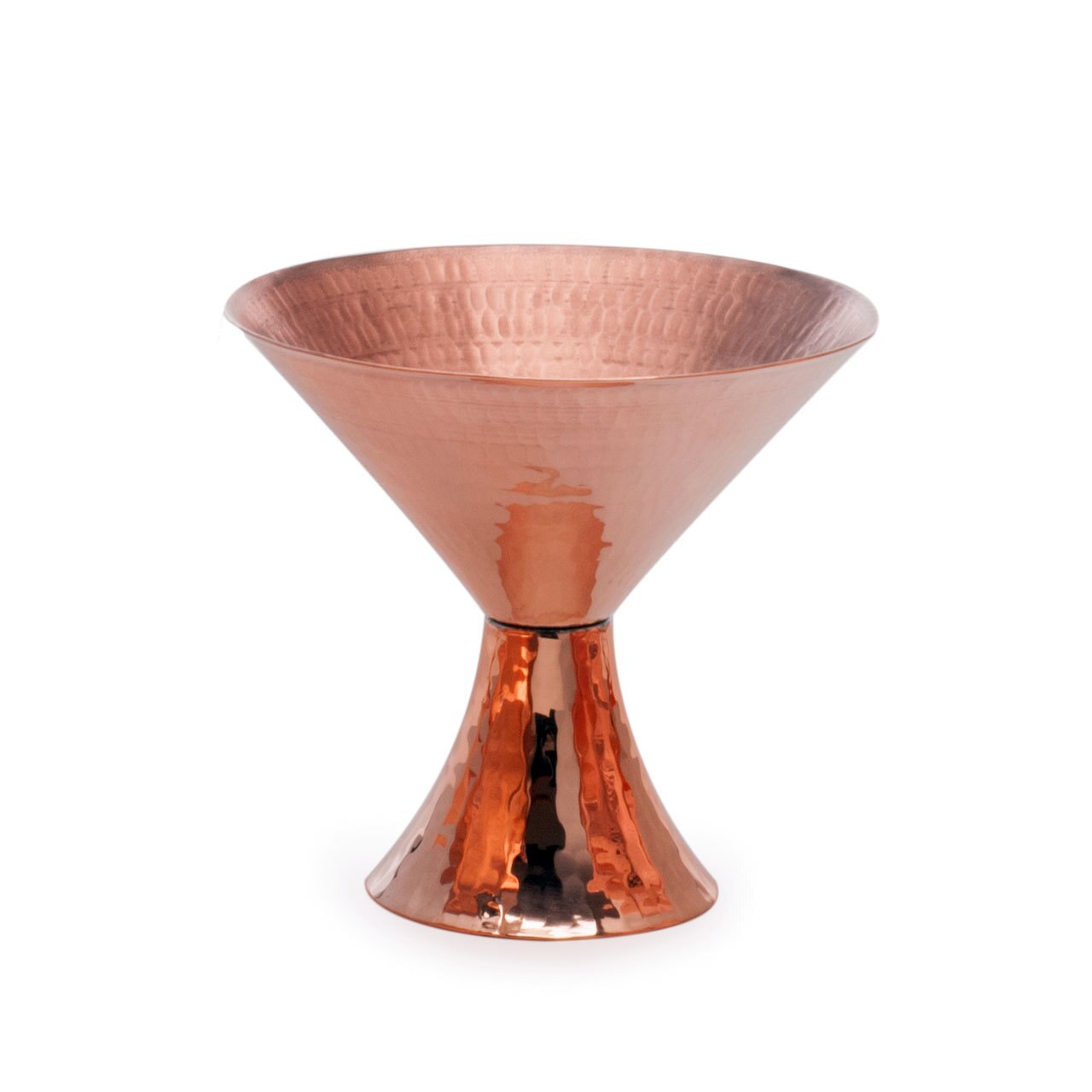 Satini Hammered Copper Martini Cup