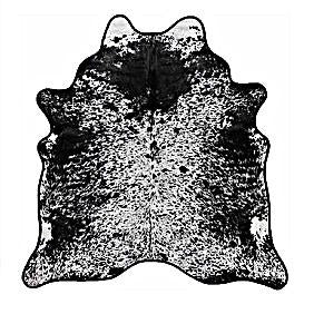 Cowhide Rug w. Leather Trim