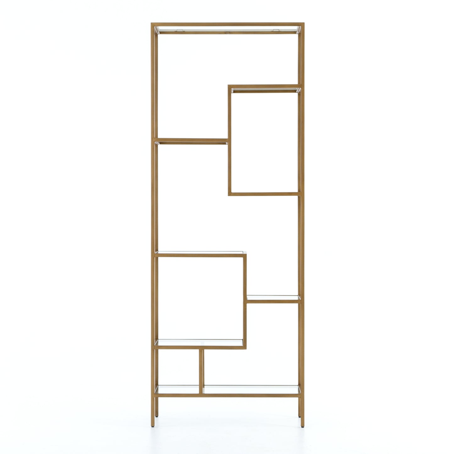 Carter Bookcase - Brass