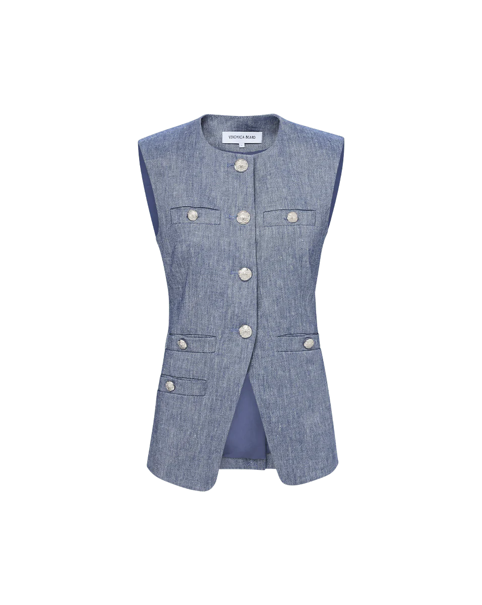 Tamara Linen Vest