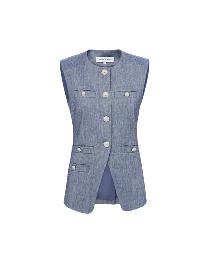 Tamara Linen Vest