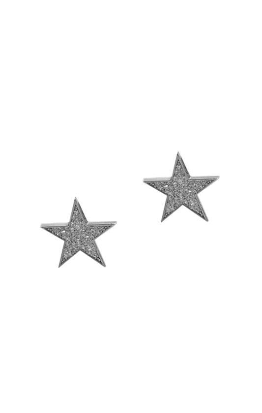 CZ Star Stud Earrings