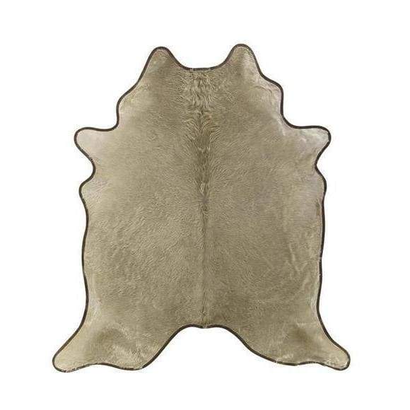Cowhide Rug w. Leather Trim