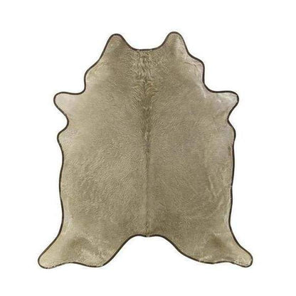 Cowhide Rug w. Leather Trim